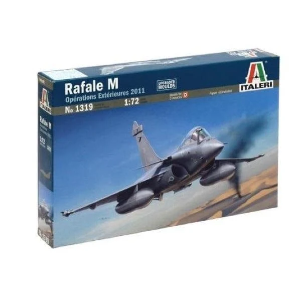 Italeri 1/72 Rafale M Operations Exterieures 2011 Plastic Model Kit