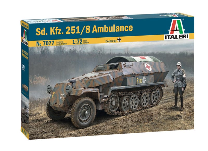 Italeri 1/72 Sd,Kfz 251/8 Ambulance