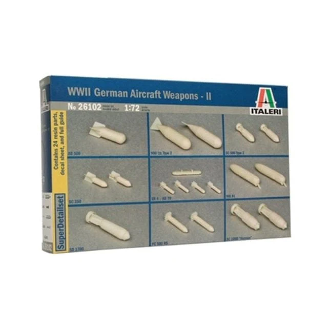Italeri 1/72 Wwii German Kit Weapons Version Ii Plastic Model Kit**
