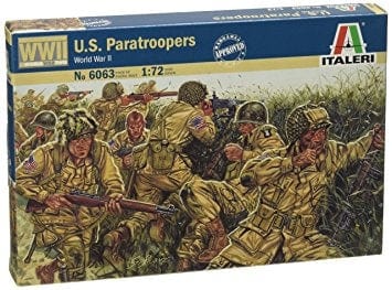Italeri 1/72 Wwii Us Paratroopers Plastic Model Kit