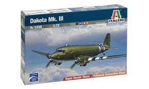 Italeri 1338S 1/72 Dakota MK.III Plastic Model Kit