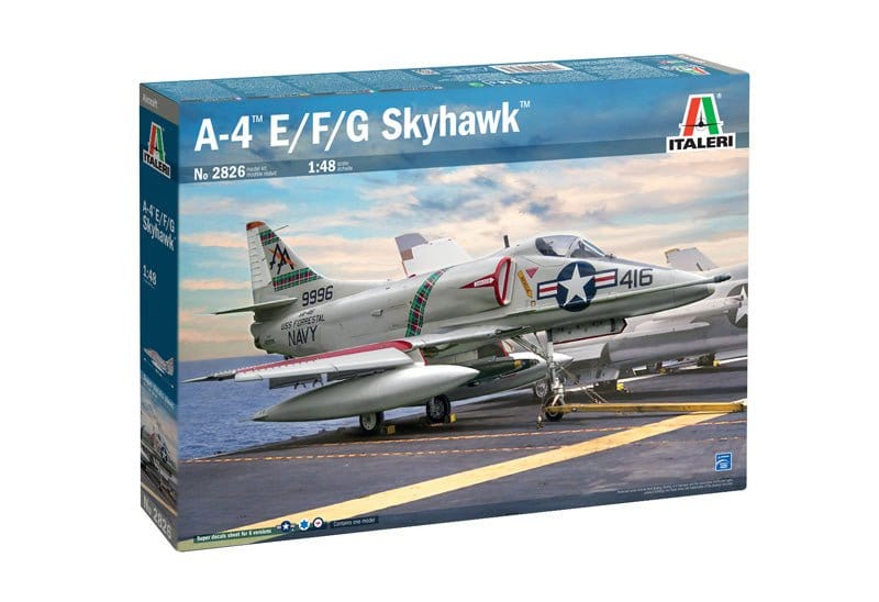 Italeri 2826S 1/48 A-4 E/F/G Skyhawk Plastic Model Kit