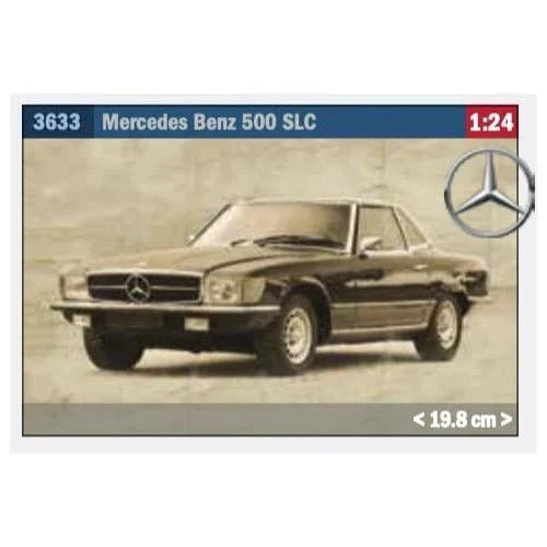 Italeri 3633 1/24 Mercedes 500 SLC Plastic Model Kit