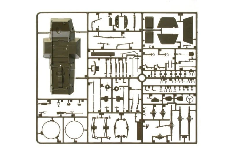 Italeri 6364 1/35 M-8 Greyhound Plastic Model Kit - Image 4