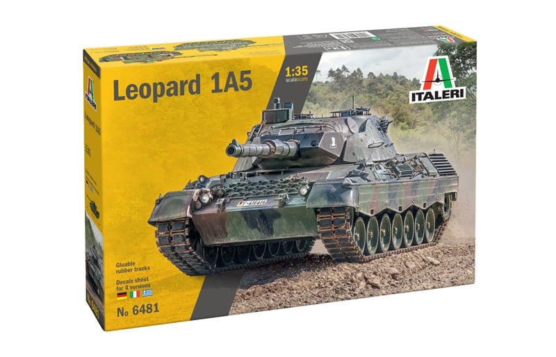 Italeri 6481S 1/35 Leopard 1A5 Plastic Model Kit
