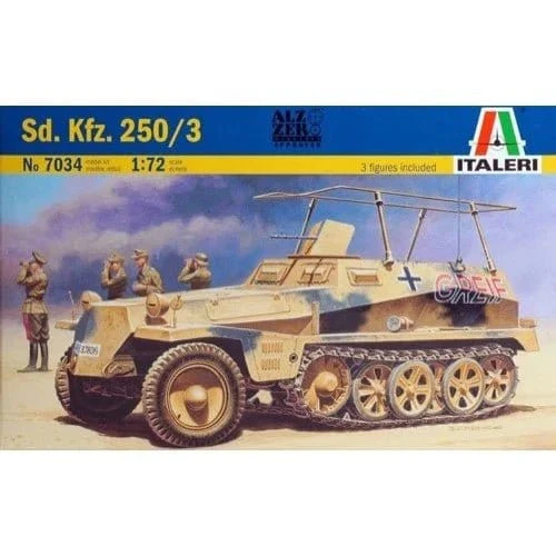 Italeri 7034 1/72 Sd.Kfz. 250/3 Plastic Model Kit - Image 2