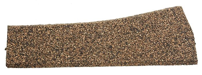 Itty Bitty Lines 1341 N Precut Cork Roadbed Section - L/HTurnout - Small & Medium Radius (2)**
