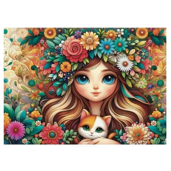 JaCaRou Blossom Companions 1000pc Jigsaw Puzzle - Image 2