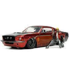 Jada 1/24 Star Lord Figure w/1967 Ford Mustang Shelby GT500 Movie**