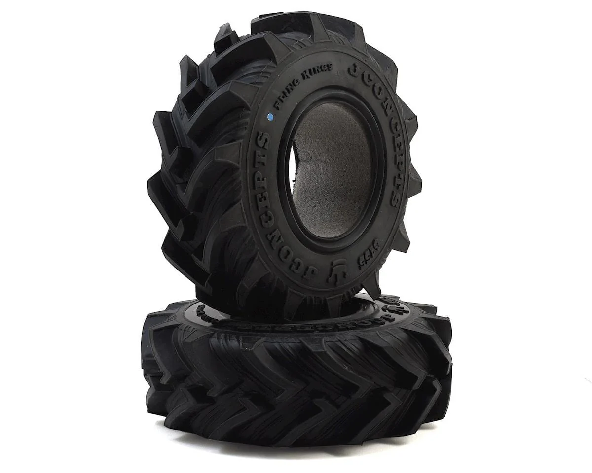 JConcepts Fling King 2.6inch Mega Monster Truck Tires (2) (Blue)**