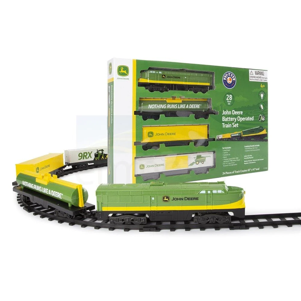 John Deere Battery Operated Train Set - Image 2