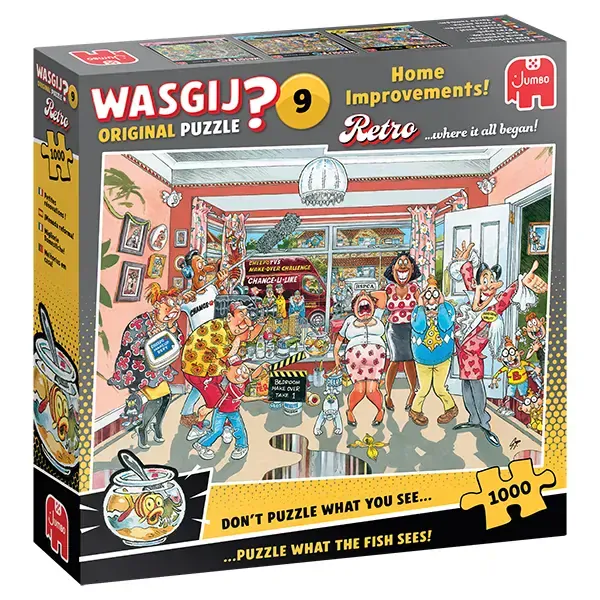 Jumbo 1000pc Wasgij Retro Original 9 Home Improvement Puzzle
