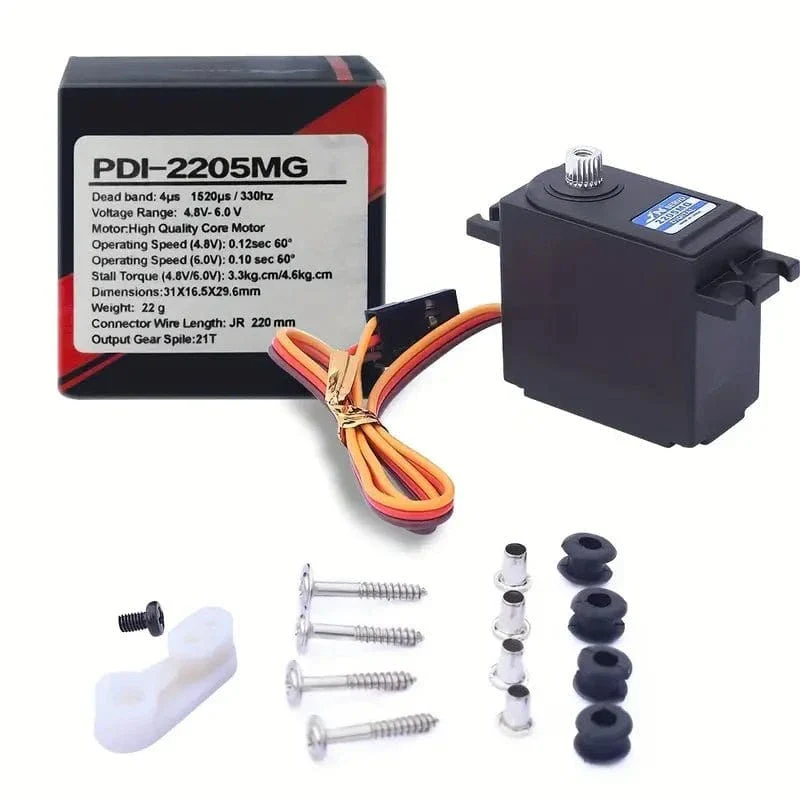 JX 4.6kg 22g Metal Gear Servo (Upgrade For MJX 14701B) [PDI-2205MG] - Image 2