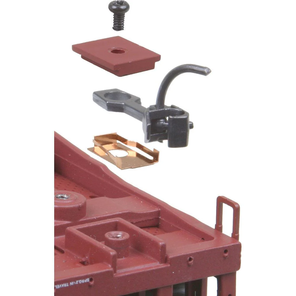 Kadee #23 HO Scale 20-Series Plastic Couplers with Gearboxes - Short (1/4") Centerset Shank - Image 4