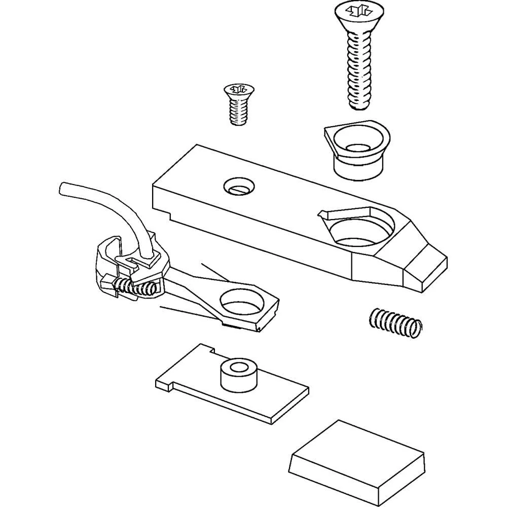 Kadee #451 HO Scale Extended Swing Gearbox & Whisker Metal Couplers - Medium (9/32") Centerset Shank - Image 2