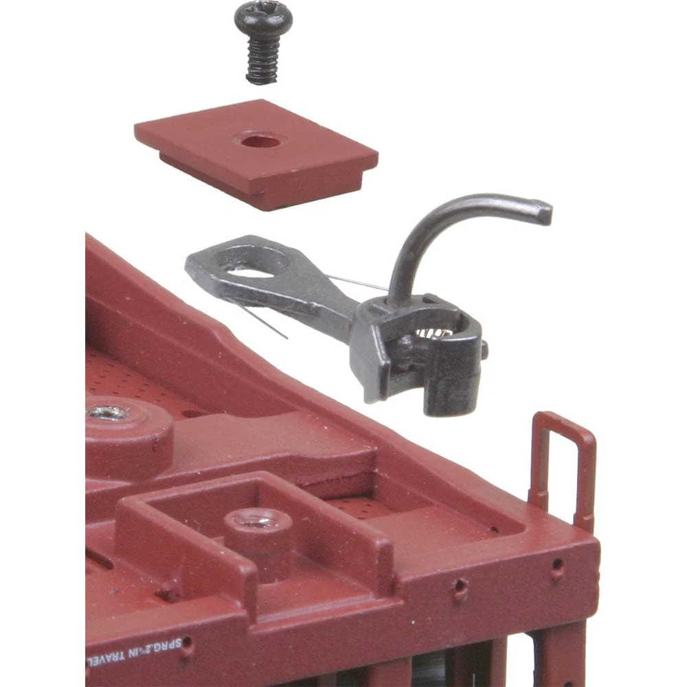 Kadee #153 HO Scale Whisker Scale Metal Couplers with Gearboxes - Short (1/4") Centerset Shank - Image 3