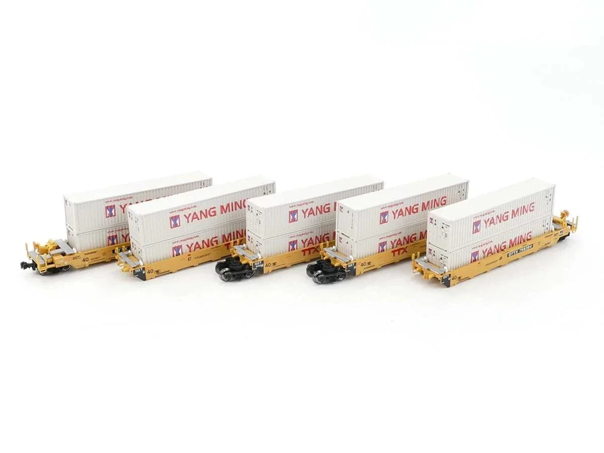 Kato N Scale MAXI-I TTX New Logo 5-Unit Set #759364 [KAT1066212]