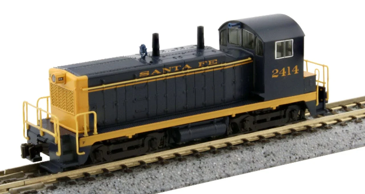 Kato N Scale EMD NW2 AT&SF #2414 w/ Preintsalled DCC [KAT176-4376-DCC]