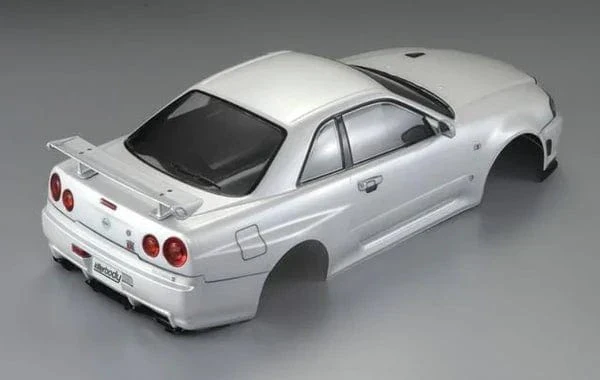 Killerbody 1/10 Nissan Skyline R34 Painted Body Pearl White 195mm [48644] - Image 2