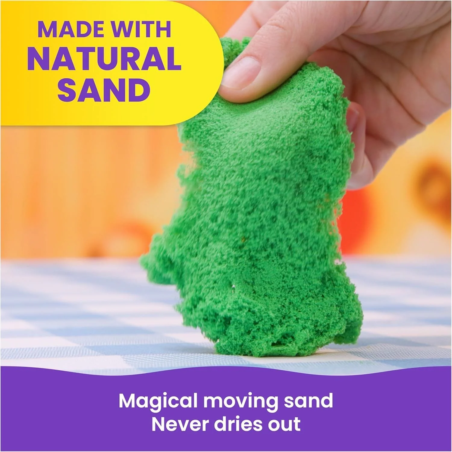 Kinetic Sand Squish Pizza Playset - Image 3