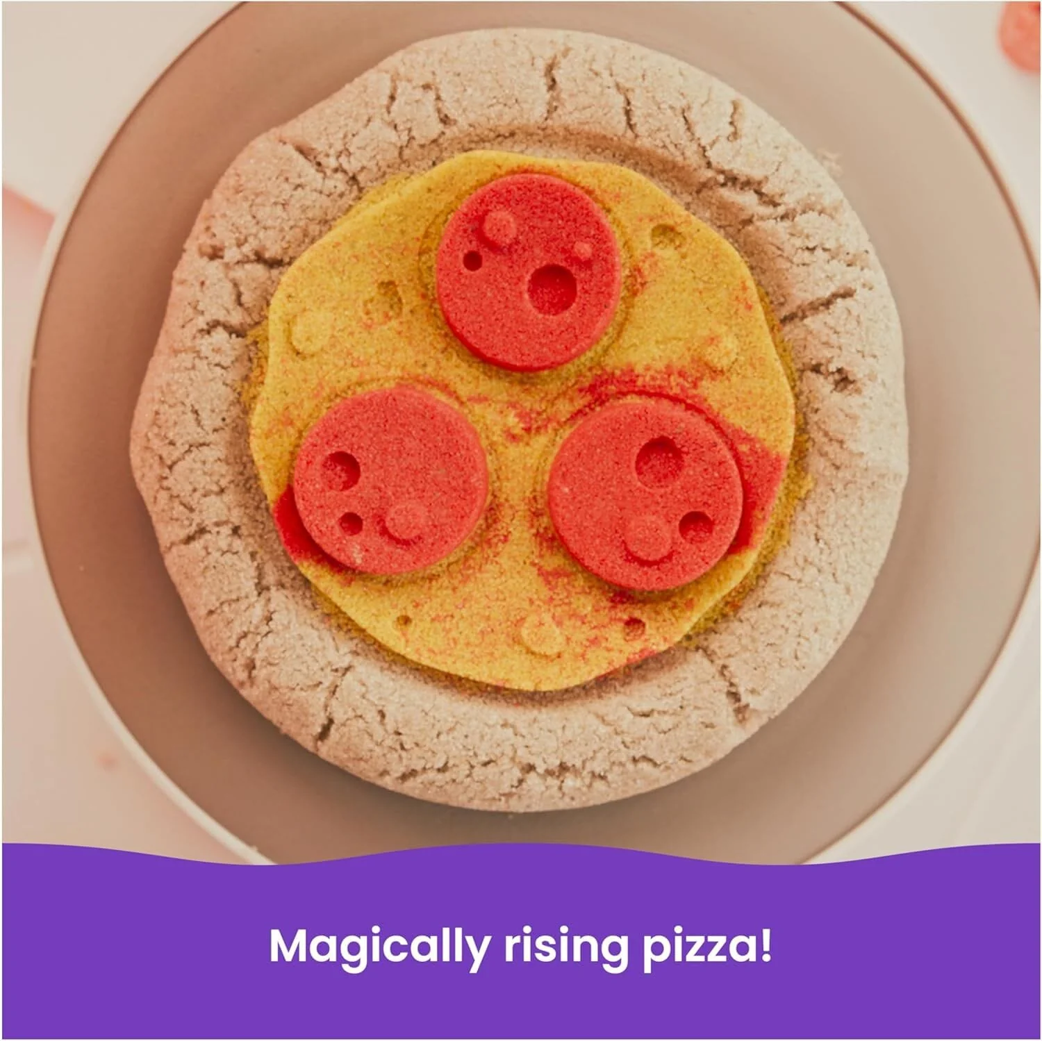 Kinetic Sand Squish Pizza Playset - Image 4