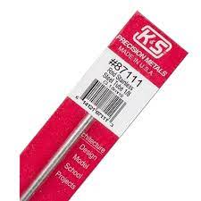 KS Metals 87111 Stainless Steel Tube 1/8 x 12inch (1pc)