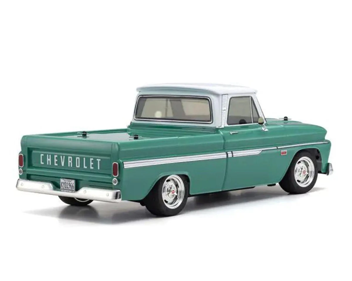 Kyosho 1/10 EP 4WD Fazer MK2 1966 Chevy C10 Fleetside Pickup Light Green - Image 2