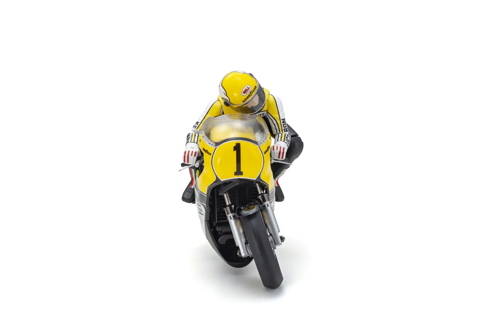 Kyosho 1/8 EP HANGING ON RACER YAMAHA YZR500 1978 RC Motorbike Kit - Image 3