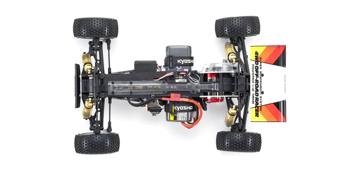 Kyosho 30622 1/10 4wd EP Racing Buggy Optima Mid RC Car Kit - Image 3