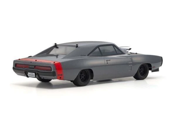 Kyosho 34492T1 1/10 Brushless 4WD Fazer Mk2 1970 Dodge Charger Supercharged VE Gray - Image 2