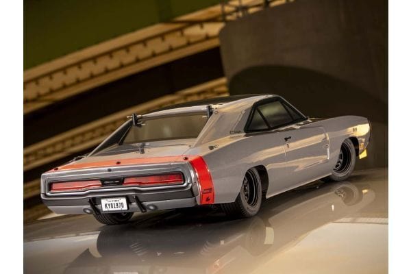 Kyosho 34492T1 1/10 Brushless 4WD Fazer Mk2 1970 Dodge Charger Supercharged VE Gray - Image 4