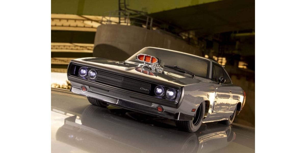 Kyosho 34492T1 1/10 Brushless 4WD Fazer Mk2 1970 Dodge Charger Supercharged VE Gray - Image 6