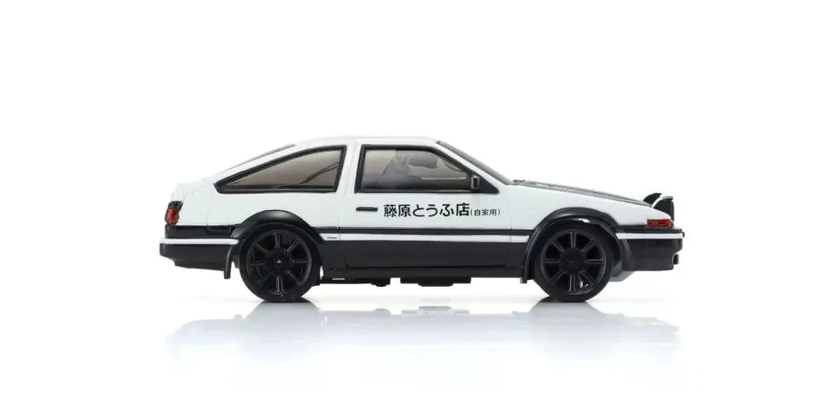 Kyosho First Mini-Z Initial D Toyota Sprinter Trueno AE86 w/Carbon White/Black - Image 3