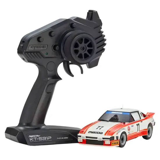 Kyosho Mini-Z Mazda Savanna RX-7 (SA22C) 1997 Daytona Car No.77 RWD MR-04 Readyset