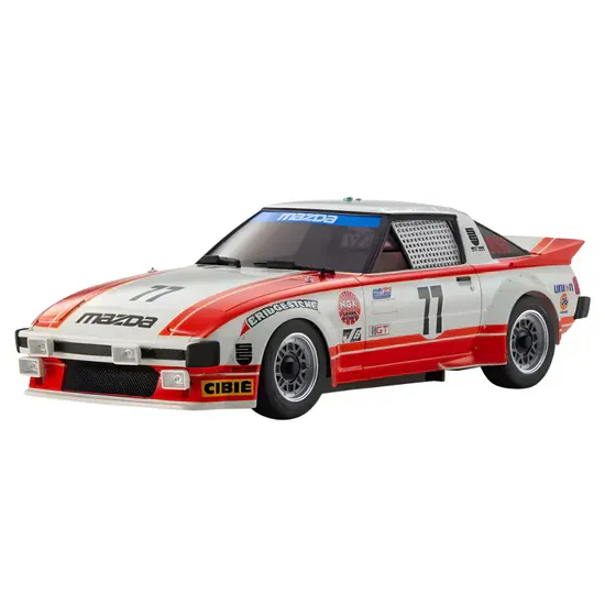 Kyosho Mini-Z Mazda Savanna RX-7 (SA22C) 1997 Daytona Car No.77 RWD MR-04 Readyset - Image 3