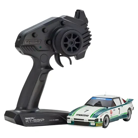 Kyosho Mini-Z MR-04 Mazda Savanna RX-7 (SA22C)RWD RTR - 1997 Daytona GTU Class Winner No.7
