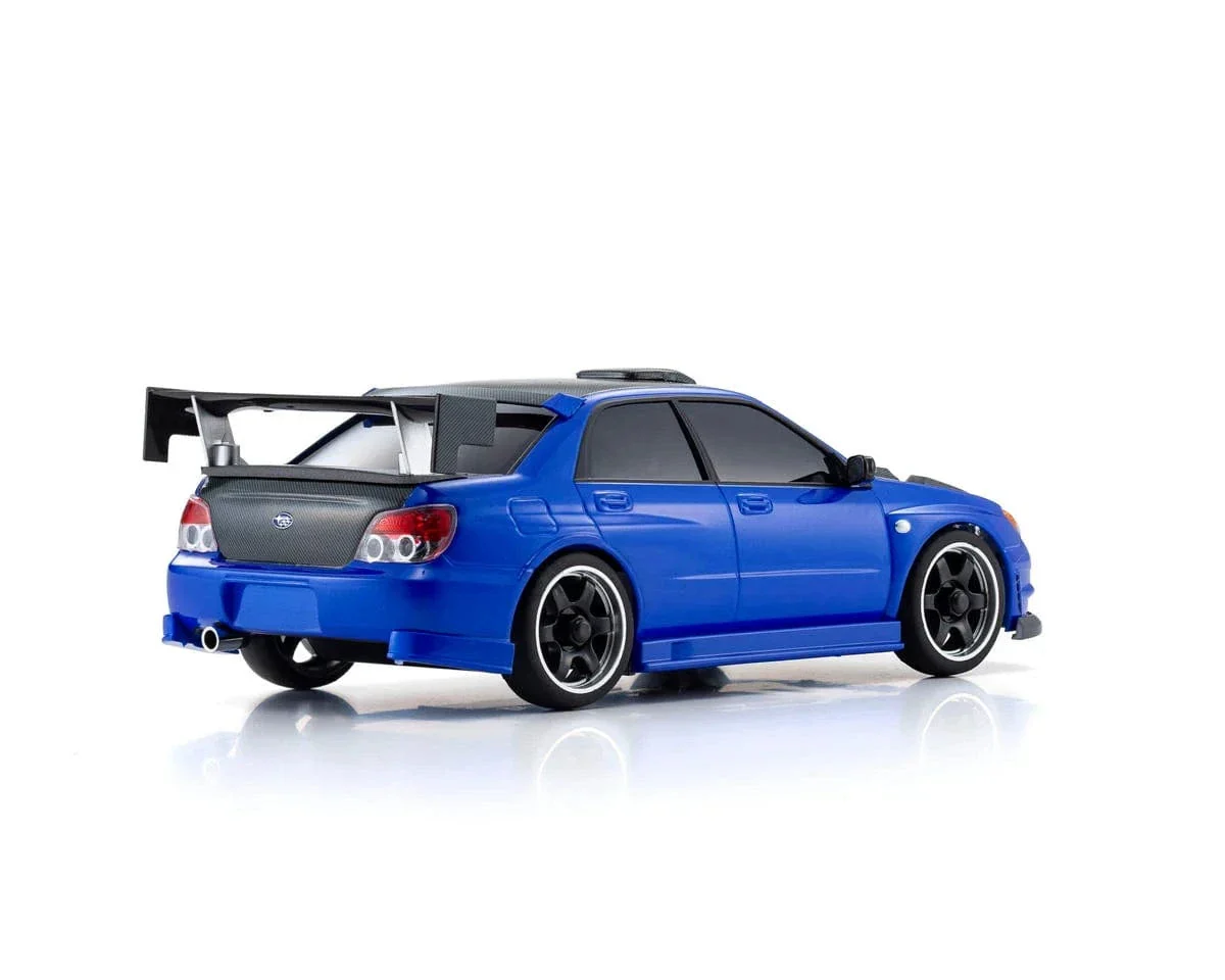 Kyosho Mini-Z Subaru Impreza WRX w/ GT Wing Blue AWD MA-020 Readyset - Image 2