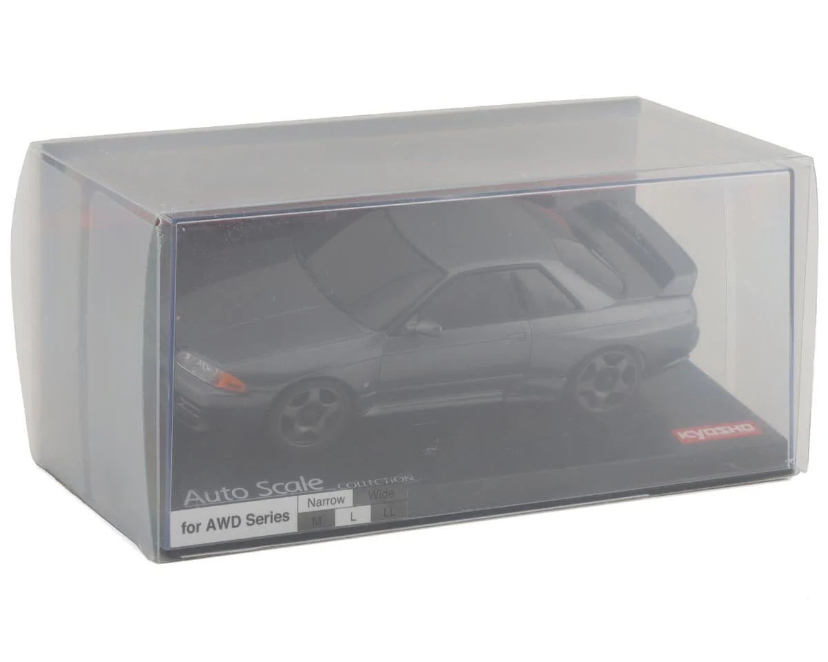 Kyosho MZP469GM ASC MA-020 Nissan Skyline GT-R Nismo R32 Gunmetal Mini-Z Body Set - Image 3