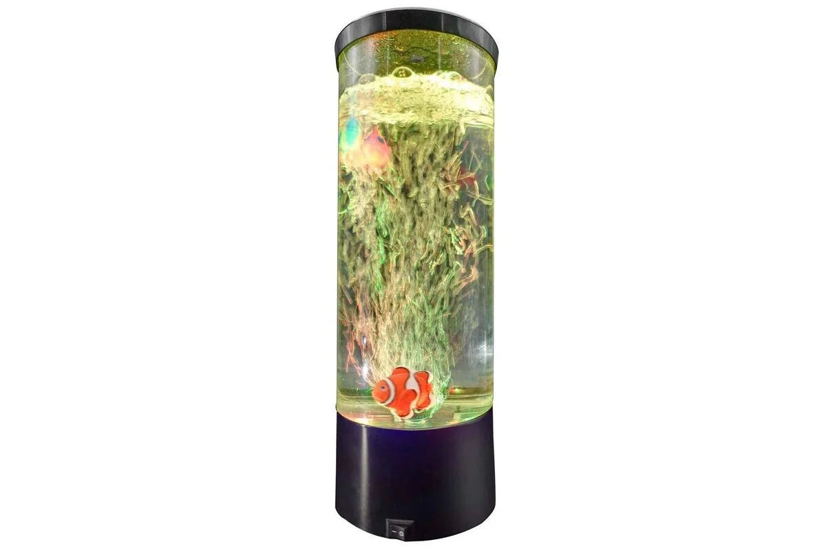 Landmark 29cm LED Bubble Fish Lamp - Assorted Colors (1) - Image 2