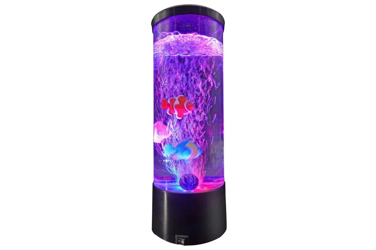 Landmark 29cm LED Bubble Fish Lamp - Assorted Colors (1) - Image 3