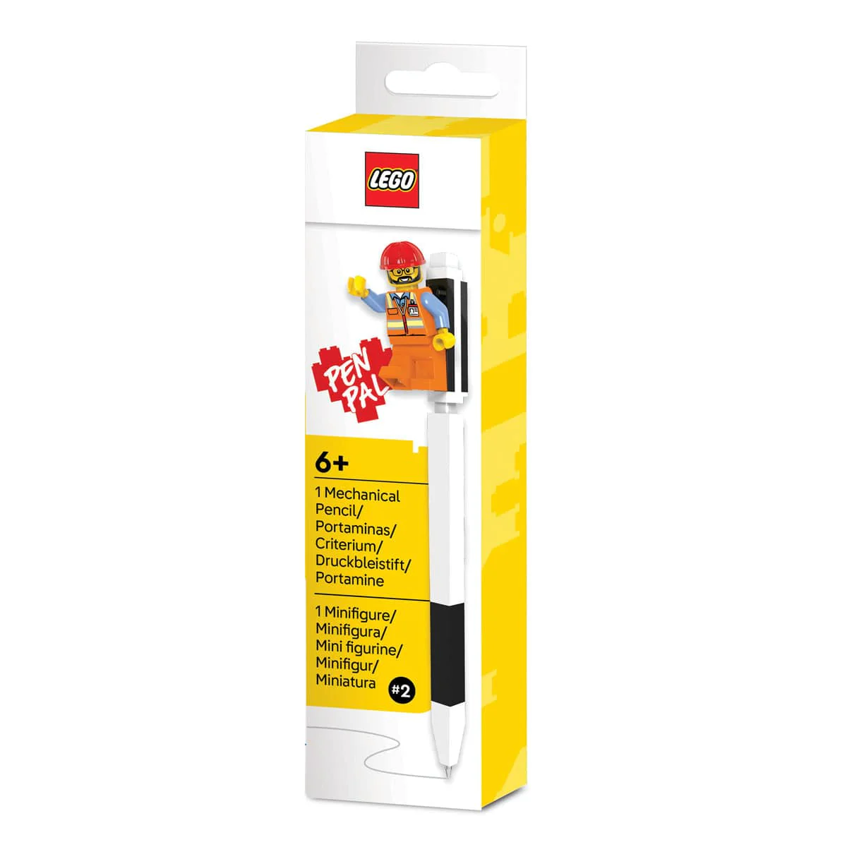Lego 2.0 Mechanical Pencil With Minifigure
