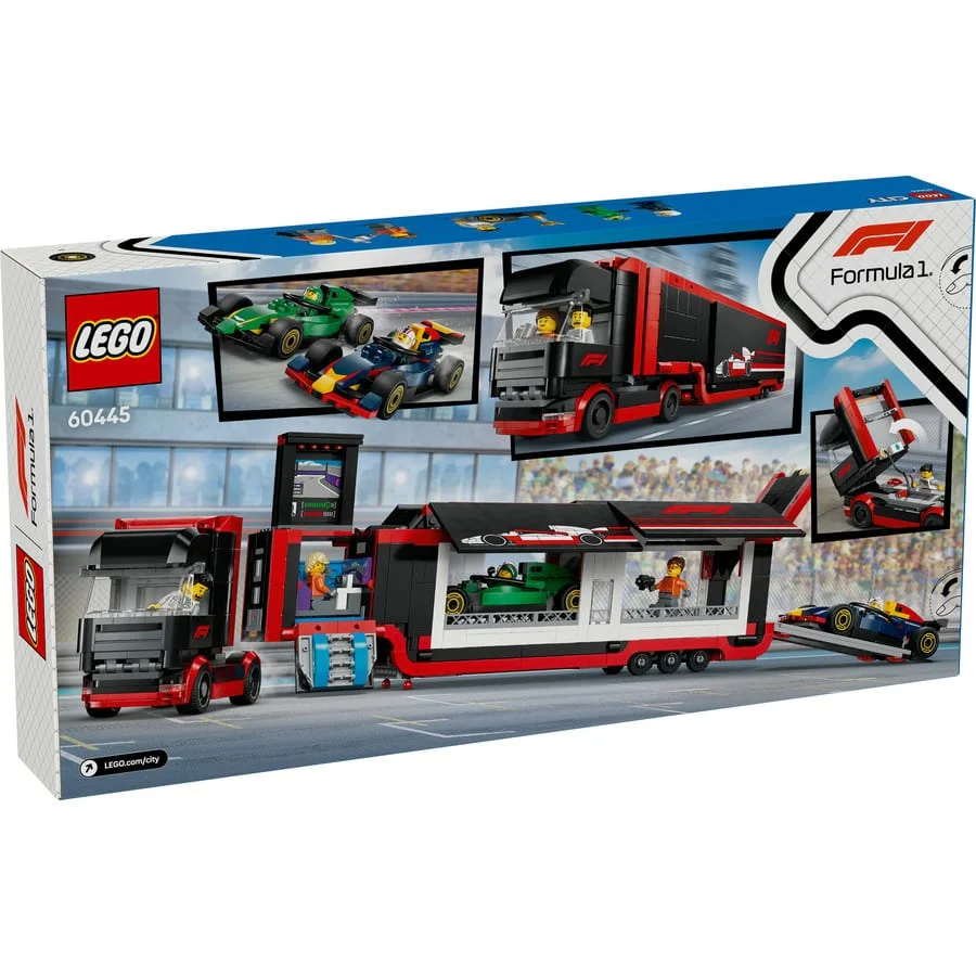 LEGO City - F1 Truck with RB20 & AMR24 F1 Cars [60445] - Image 7