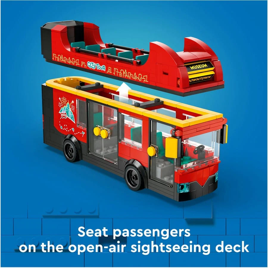 LEGO City - Red Double-Decker Sightseeing Bus [60407] - Image 3