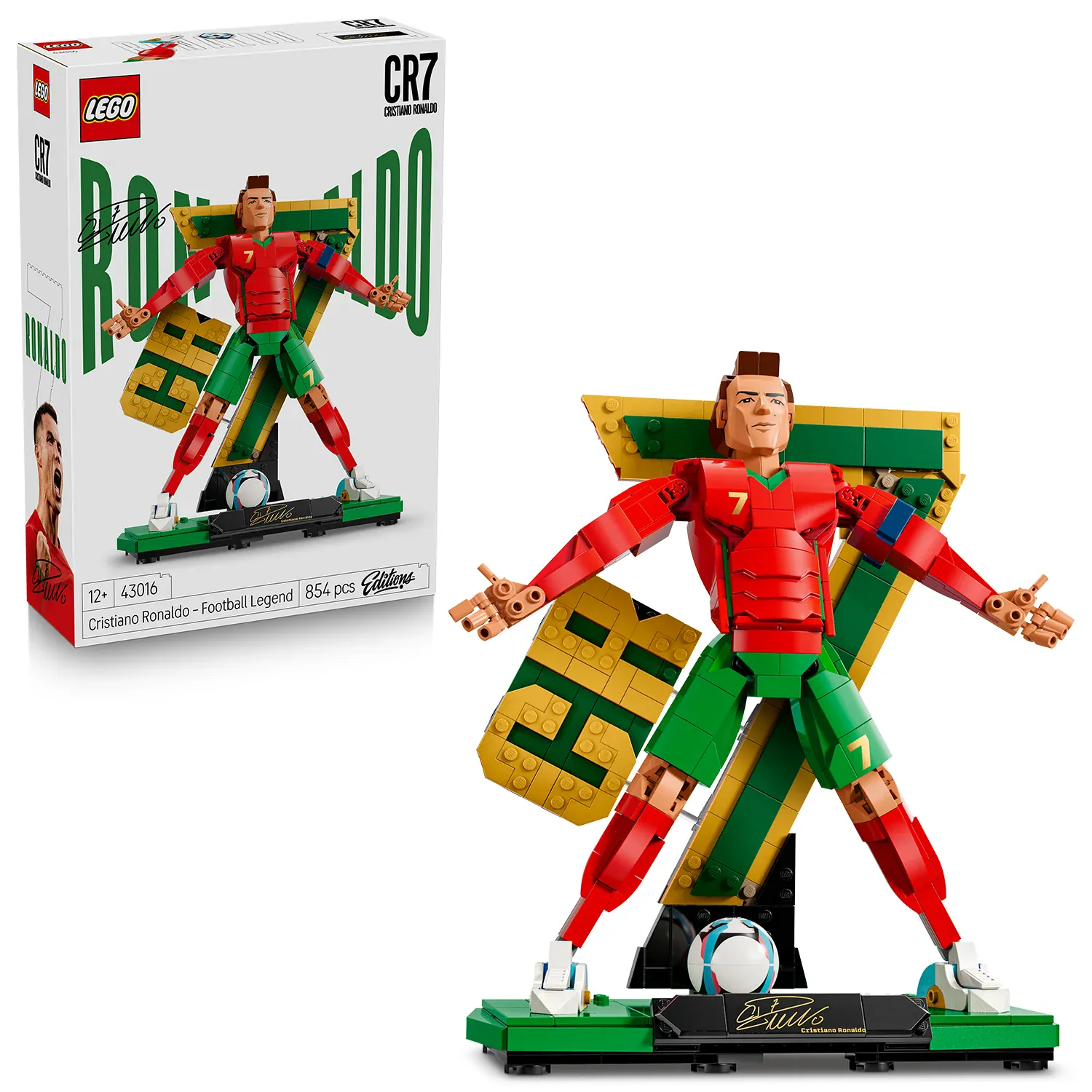 LEGO Editions: Christiano Ronaldo – Football Legend [43016] - Image 3