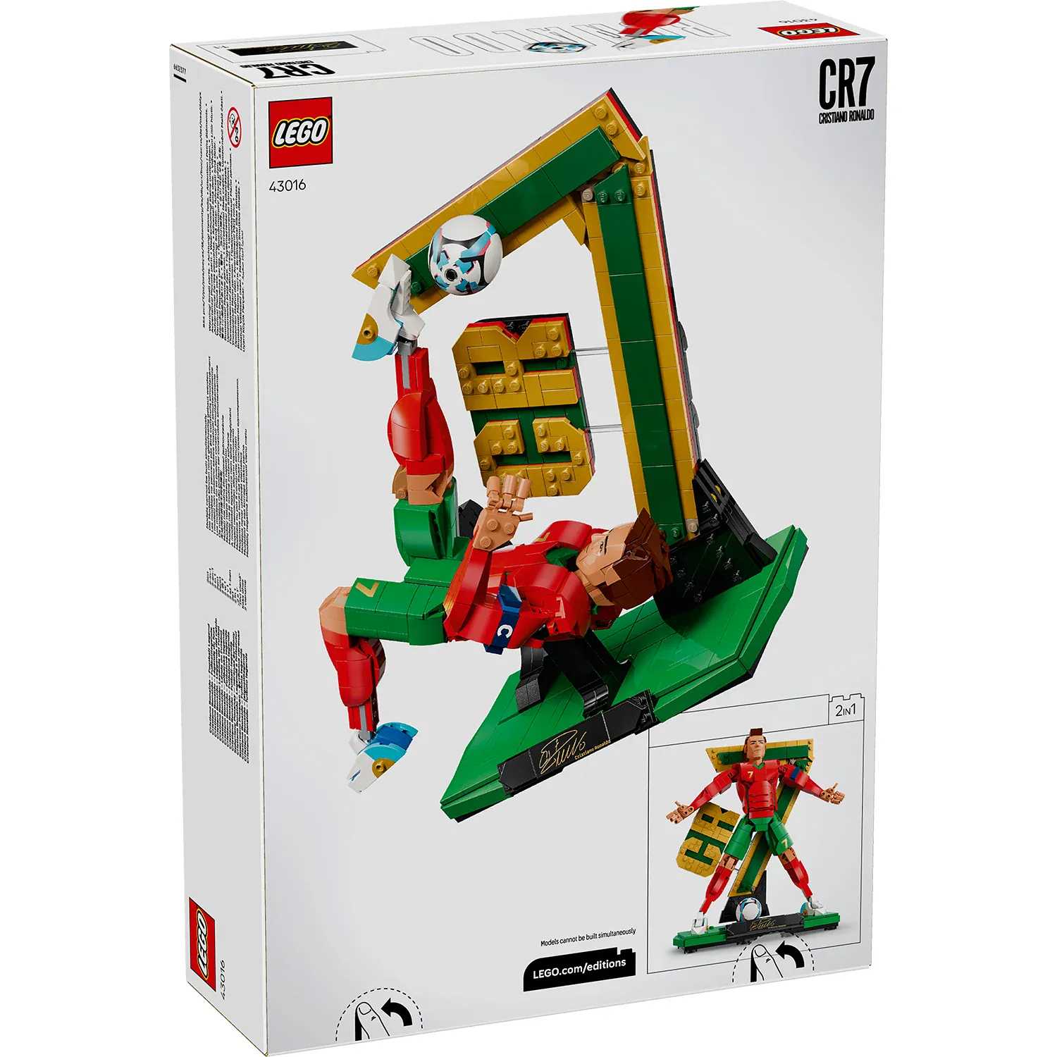 LEGO Editions: Christiano Ronaldo – Football Legend [43016] - Image 5