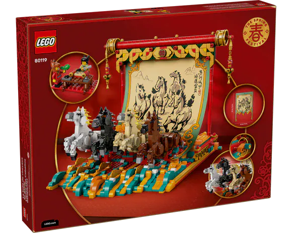 LEGO Galloping Horses Canvas [80119] - Image 5