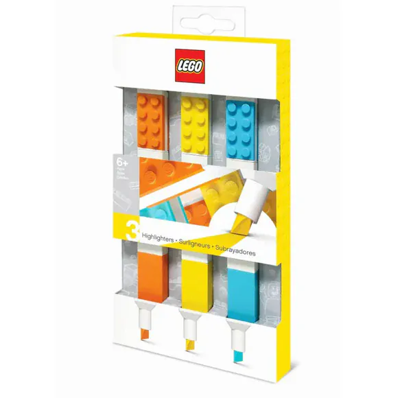 Lego Highlighters - 3 Pack