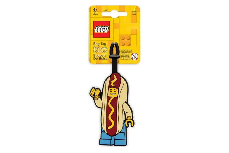 Lego Hot Dog Man Tag