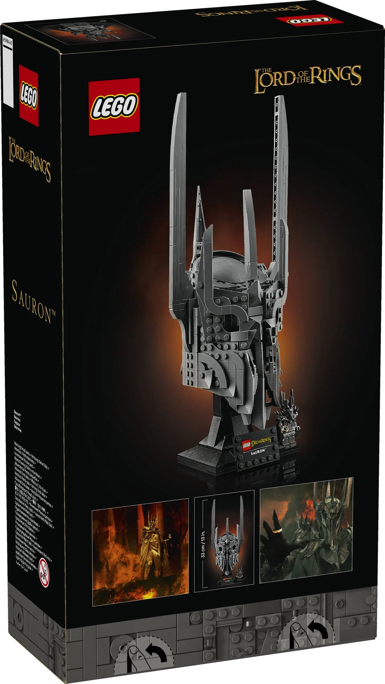 LEGO Icons: The Lord of the Rings - Saurons Helmet [11373] - Image 4