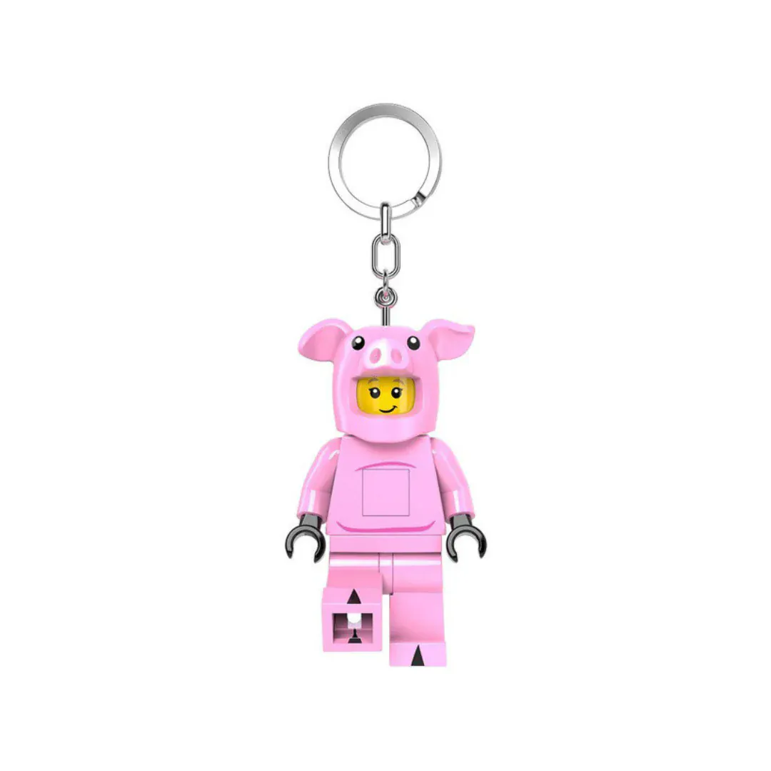Lego Keychain Light - Piggy Girl